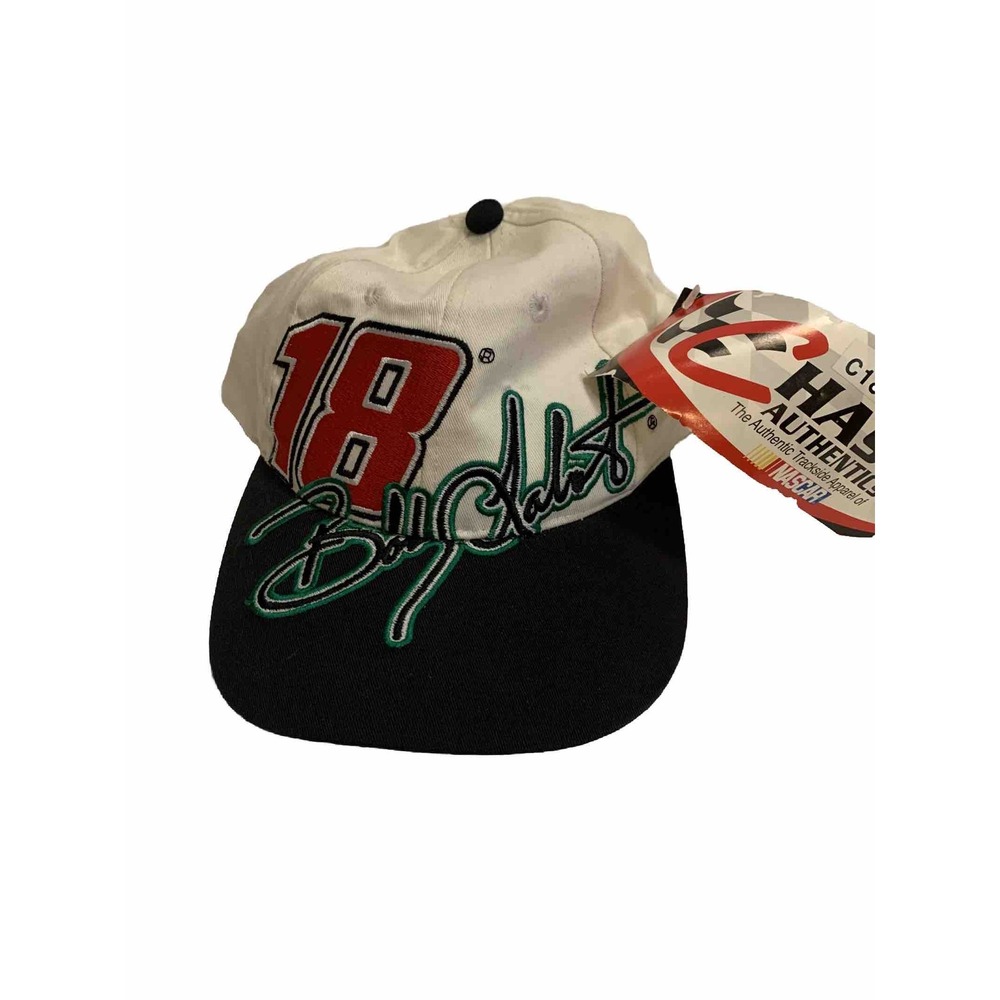 Bobby Labonte Hat Cap Snap Back Logo Spell Out‎ #18 Chase One Size NASCAR Read!